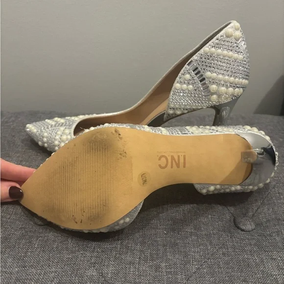 International Concepts Kenjay Womens Rhinestone Pointed Toe D'Orsay Heels - Picture 5 of 5